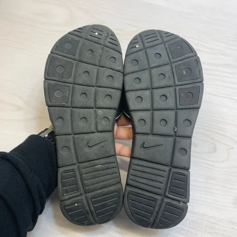 Nike 360883-011 Black Comfort Footbed Slides Slip On Women's‎ Sandals Size 8